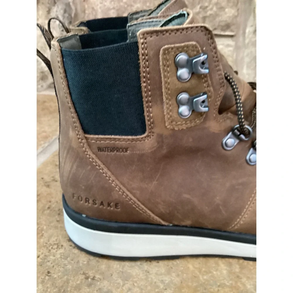 Forsake Davos High Mens 10.5 Toffee Caramel Waterproof Leather Hiking Boots New